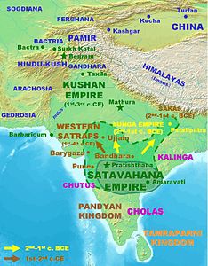Impero satavahana - Localizzazione