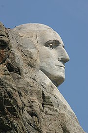 Washington on Mt. Rushmore