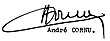 Signature de André Cornu