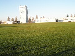 Sports field in front of University of Portsmouth Halls of Residence - geograph.org.uk - 1071294.jpg