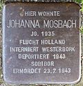 Stolperstein für Johanna Mosbach (Rheinaustraße 18)