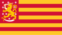 A variant of the Finnish merchant flag used by the Swedish-speaking population, 1905 Striped Flag of Finland (unofficial).svg