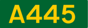 A445 shield