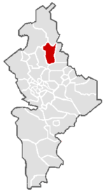 Localização de Vallecillo em Nuevo León