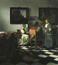 1. Jan Vermeer, Koncert, ok. 1664–1666