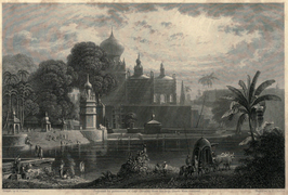 "View of Sassoor, in the Deccan" 1838