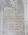 Part of Panel 8 of the Parliamentary War Memorial