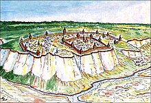 Belgorod fortress in the 17th century Belgorodskaia krepost'.jpg