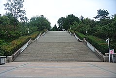 青島神社120級台階，2017年8月