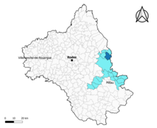 Campagnac dans le canton de Tarn et Causses en 2020.