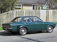 Last of the Vauxhalls in New Zealand. 1980 Vauxhall Chevette "saloon" (sedan)