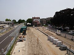 Uithoorn, Bau der Haltestelle Uithoorn Centrum an der Uithoornlijn