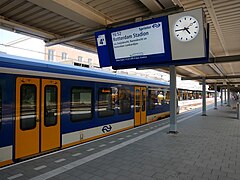 Dordrecht, Zugzielanzeiger und Zug