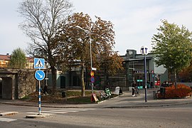 Station entrance, 2019