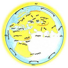 Al-Masudi's world map (10th century) Al Masudi's Map of the World.JPG