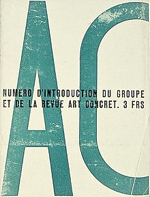 Revue Art Concret, May 1930. Art Concret vol 01 no 01 front cover 01.jpg