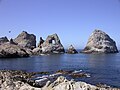 Aulon Island, Arch Rock and Sugarloaf, as seen from SEFI