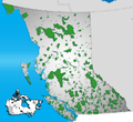 National and Provncial parks in BC