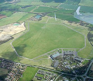 Bicester Airfield from above