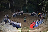 Camp fire circle