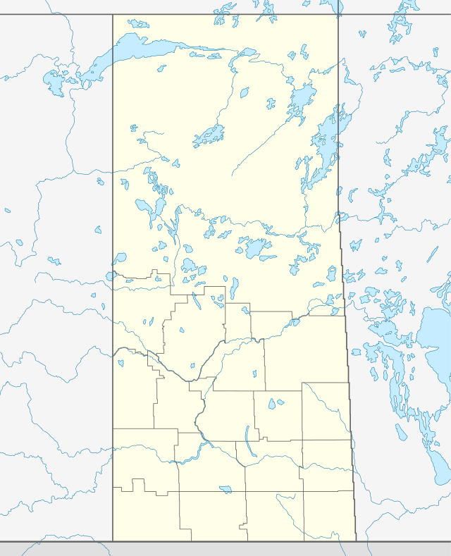 Regina ubicada en Saskatchewan