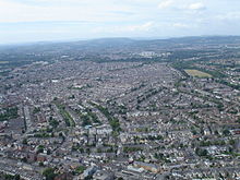 Cardiff is the most densely populated area in Wales Cardiff northern residential.jpg