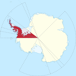 Territorio Cileno Antartico - Localizzazione