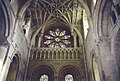 Christ Church Cathedral, Oxford, England: rose window: 1994