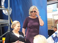 McCain with her mother in 2012 Cindy McCain and Meghan McCain (7906407570).jpg