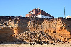 Cliff fall at Easton Barents - geograph.org.uk - 1073285.jpg