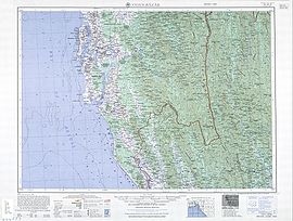 Cox's Bazar Map from Series U542, U.S. Army Map Service, 1955-