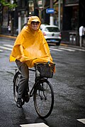 Rain poncho.