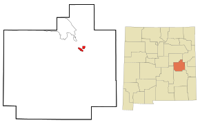 Poziția localității Fort Sumner, New Mexico