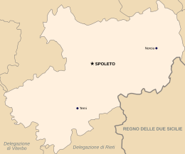 Delegazione di Spoleto – Mappa