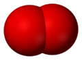 氧气分子填充模型