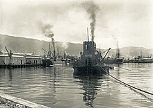 Photo of ship on water.