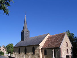 The church in Le Ménil-Bérard