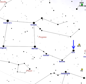 Carta di Enif