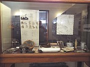 Display of Florence's German POW Camp artifacts.