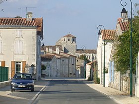 Le centre-bourg de Geay