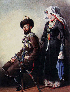 Terek Cossacks of the north Caucasus guarded the southern frontier