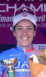 Linda Zanetti auf dem Podium des Grand Prix de Chambéry 2023