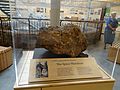 "World's Largest Pallasite Meteorite", now stored in the new Big Well Museum (2013).