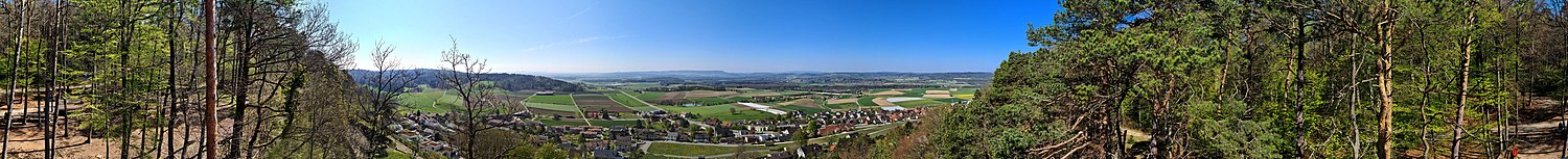 360° Panorama vom Hörnliturm, Uhwiesen