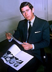 Photograph by Allan Warren, 1972 HRH Prince Charles Allan Warren.jpg