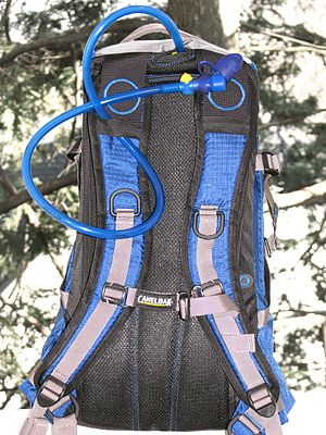 Hydration pack manufactured by CamelBak