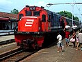 Locomotiva GE U20C in Indonesia