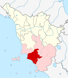 Italy Tuscany Diocese map Grosseto.svg
