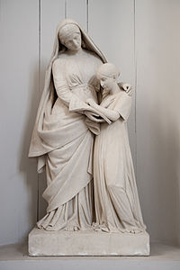 L'Éducation de la Vierge Marie par sainte Anne (1844), Versailles, chapelle du Petit Trianon.