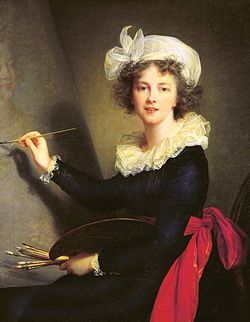 Marie Louise Élisabeth Vigée-Le Brun: Önarckép, 1790. (Firenze, Uffizi)